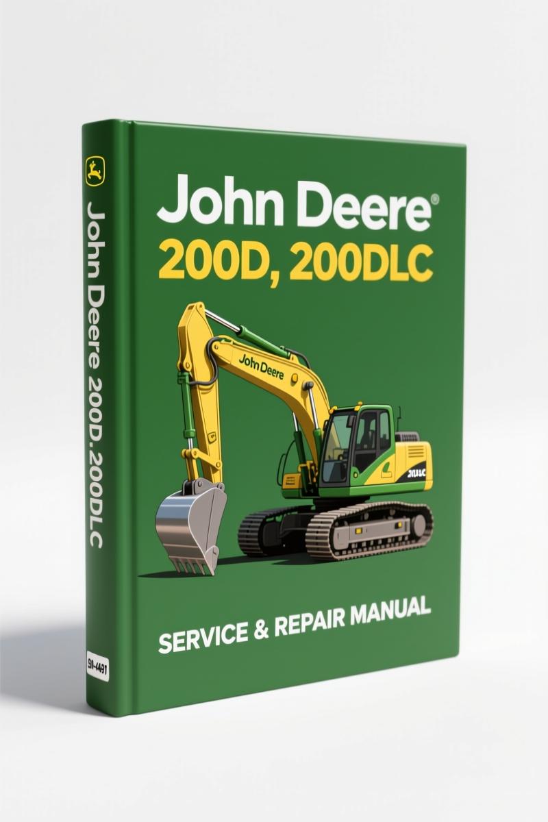 john deere 200d 200dlc 2009 technical manual, john deere manual, john deere deere