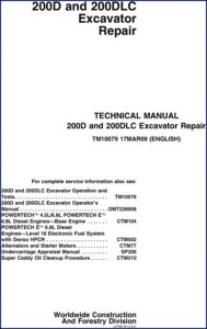 john deere 200d 200dlc 2009 repair manual, john deere repair manual, john deere deere