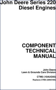 john deere 220 1993 technical manual, john deere manual, john deere deere
