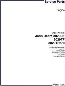 john deere 3029df 3029tf 3029tf270 2003 parts catalog, john deere parts catalog, john deere deere