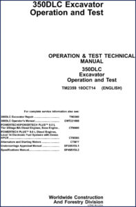 john deere 350dlc 2014 technical manual, john deere manual, john deere deere