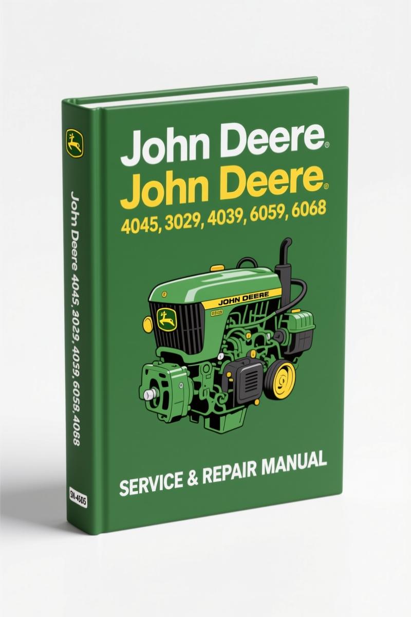 john deere 4045, 3029, 4039, 6059, 6068 service, john deere service manual, john deere deere
