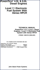 john deere 4.5l 6.8l 2003 technical manual, john deere manual, john deere deere