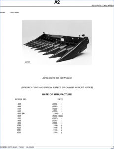 john deere 493, 494, 594, 693, 693 sh, john deere parts catalog, john deere deere