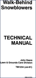 john deere 526, 1032 1981 technical manual, john deere manual, john deere deere
