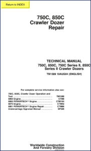 john deere 750c, 850c 2004 technical manual, john deere manual, john deere deere
