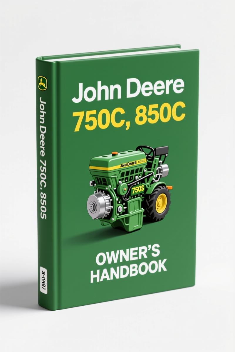 john deere 750c, 850c operators manual, john deere manual, john deere deere