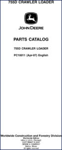 john deere 755d 2007 parts catalog, john deere parts catalog, john deere deere