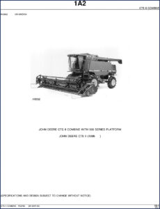 john deere cts ii 2000 parts catalog, john deere parts catalog, john deere deere