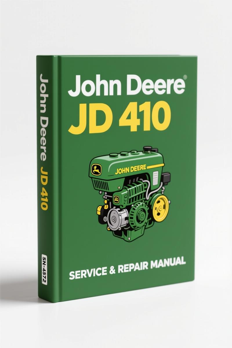 john deere jd 410 1987 technical manual, john deere manual, john deere deere