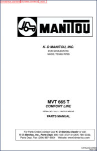 k, k-d manitou manual