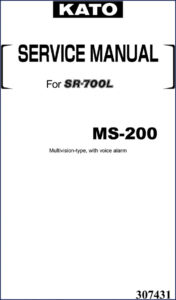 kato sr, kato manual
