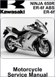 kawasaki ninja 650r er, kawasaki manual, kawasaki ninja