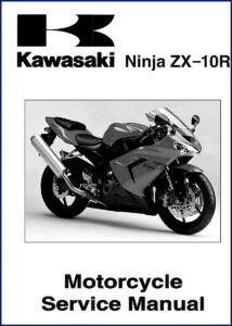 kawasaki ninja zx, kawasaki manual, kawasaki ninja