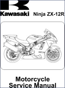 kawasaki ninja zx, kawasaki manual, kawasaki ninja