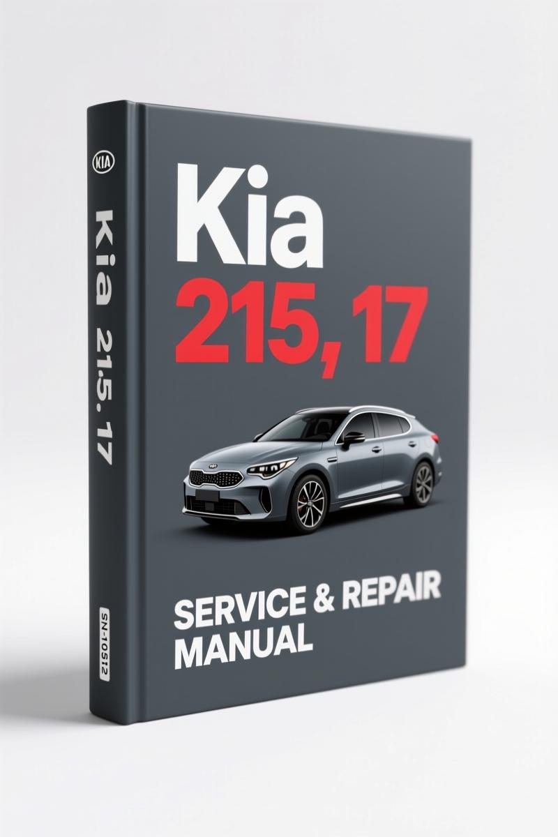 kia 215, 17 2007 training manual, kia manual, kia 215,