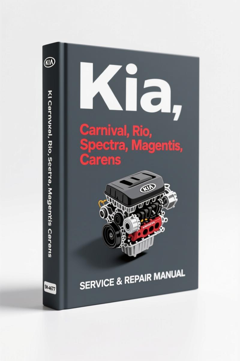 kia carnival, rio, spectra, magentis, carens 2008 technical, kia manual, kia carnival,