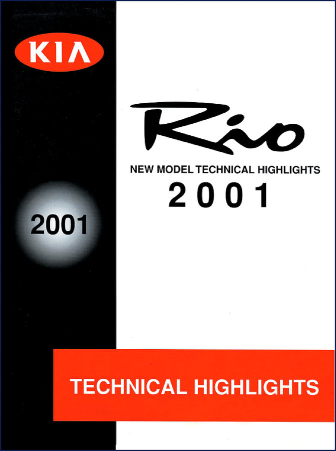 2001 kia rio technical manual, kia manual, kia kia