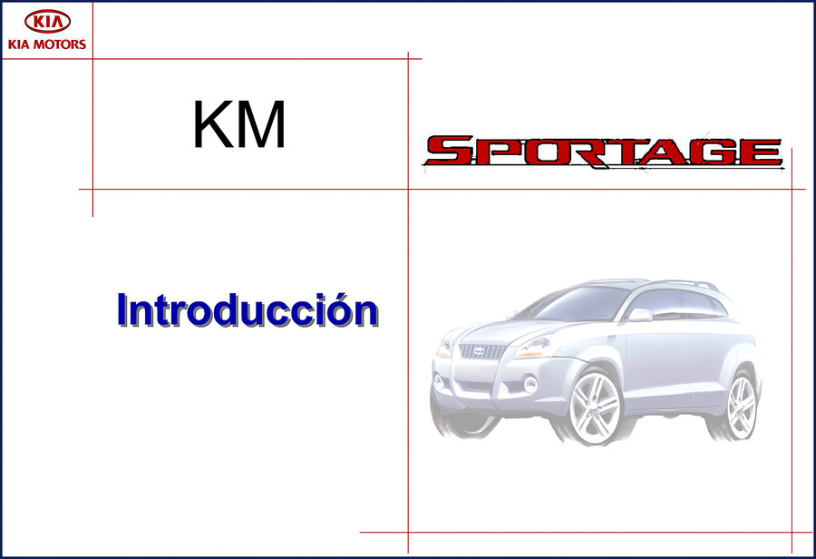 kia sportage technical manual, kia manual, kia sportage