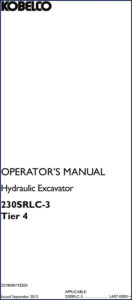 new holland kobelco 230srlc, new holland kobelco manual, new holland kobelco holland