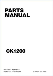 fiat kobelco ck1200 2006 parts catalog, fiat kobelco parts catalog, fiat kobelco kobelco