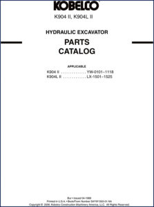 fiat kobelco k904 ii, k904l ii 1989 parts, fiat kobelco parts catalog, fiat kobelco kobelco