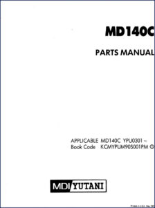 fiat kobelco md140c 1991 parts catalog oem factory, fiat kobelco parts catalog, fiat kobelco kobelco
