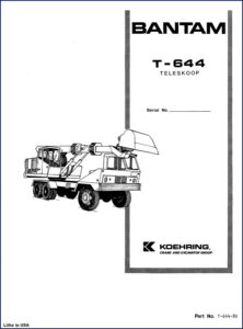 koehring t, koehring manual