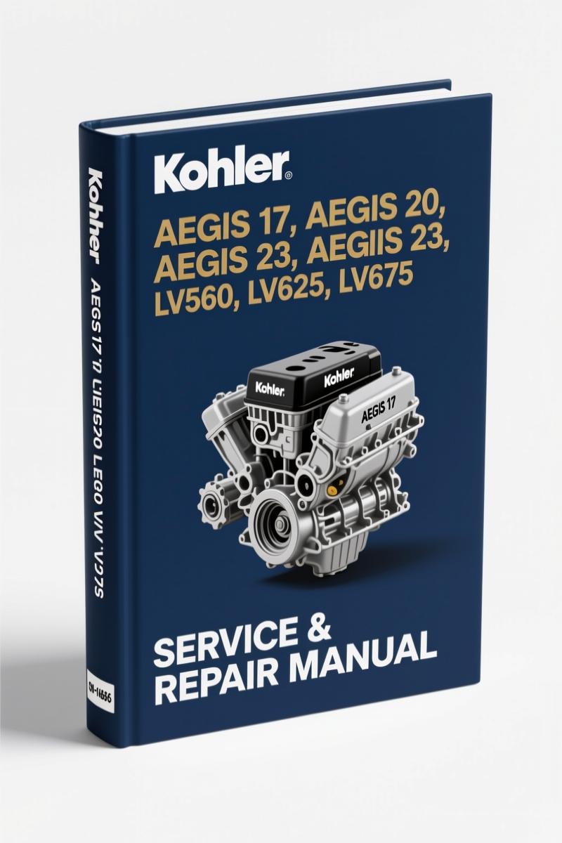 kohler aegis 17, 20, 23 service manual, kohler service manual, kohler aegis