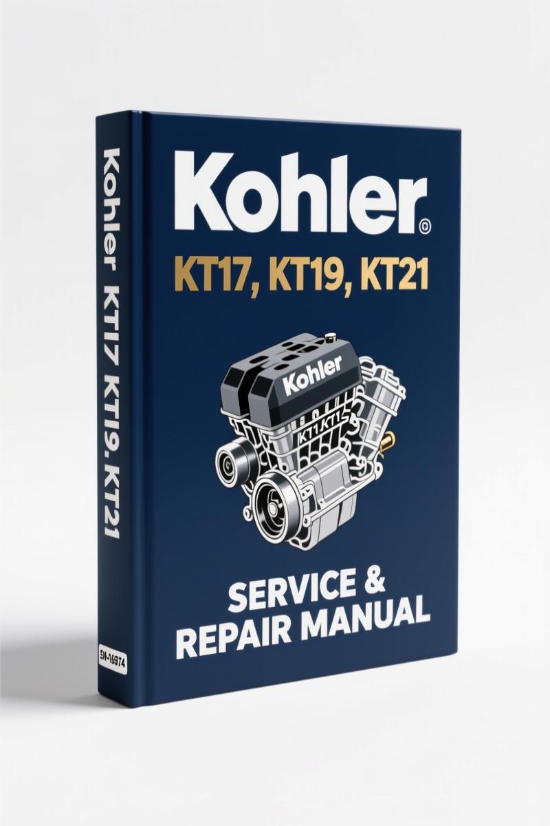 kohler kt17, kt19, kt21 service manual, kohler service manual, kohler kt17,