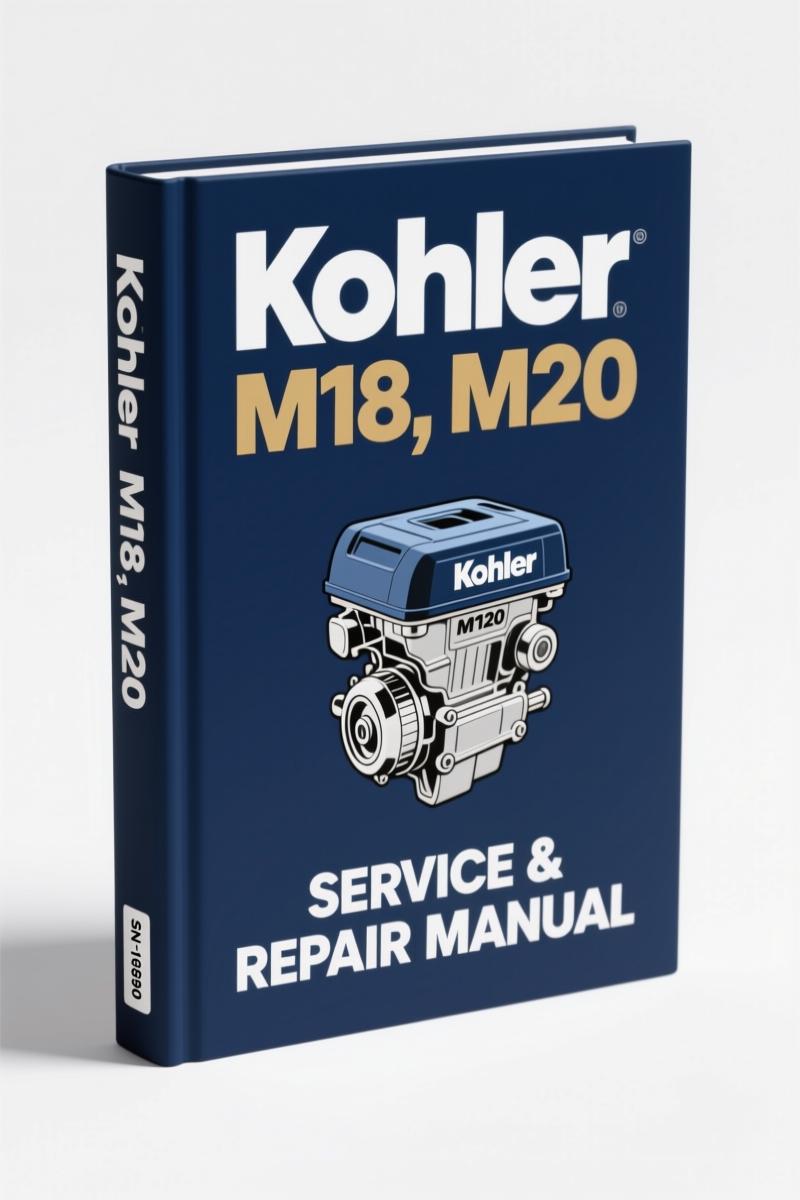 kohler m18, m20 service manual, kohler service manual, kohler m18,