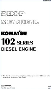 komatsu 102e, komatsu manual