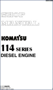 komatsu 114 2002 workshop manual, komatsu workshop manual, komatsu 114