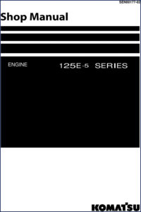komatsu 125e, komatsu manual
