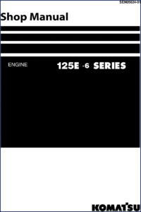 komatsu 125e, komatsu manual