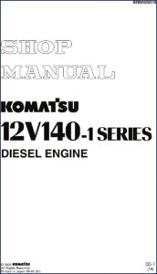 komatsu 12v140, komatsu manual