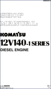 komatsu 12v140, komatsu manual
