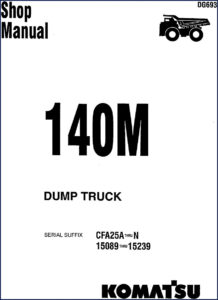komatsu 140m workshop manual, komatsu workshop manual, komatsu 140m