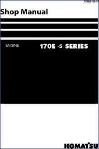 komatsu 170e, komatsu manual