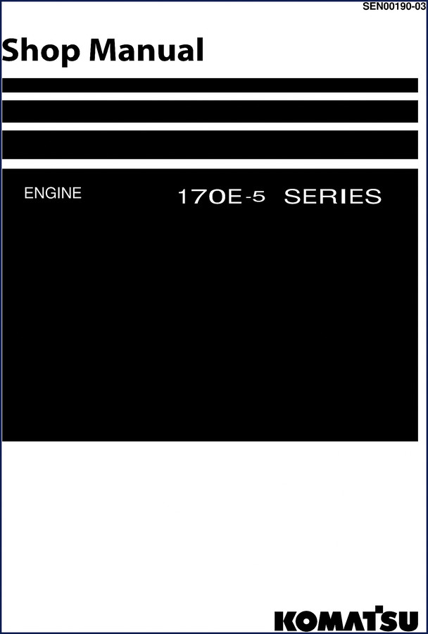 komatsu 170e, komatsu manual