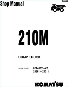 komatsu 210m workshop manual, komatsu workshop manual, komatsu 210m