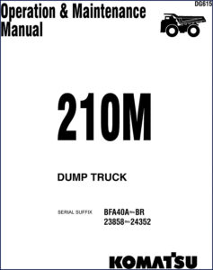 komatsu 210m service manual, komatsu service manual, komatsu 210m