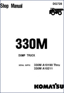 komatsu 330m service manual, komatsu service manual, komatsu 330m