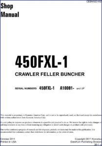 komatsu 450fxl, komatsu manual