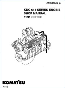 komatsu 614 1991 workshop manual, komatsu workshop manual, komatsu 614