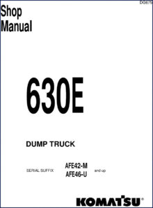 komatsu 630e service manual, komatsu service manual, komatsu 630e