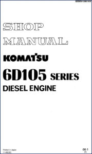 komatsu 6d105 2006 workshop manual, komatsu workshop manual, komatsu 6d105