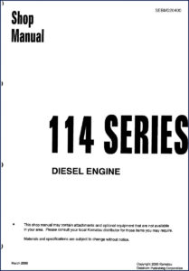 komatsu 6d114e, komatsu manual