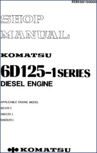 komatsu 6d125, komatsu manual