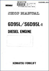 komatsu 6d95l, s6d95l, komatsu manual, komatsu 6d95l,